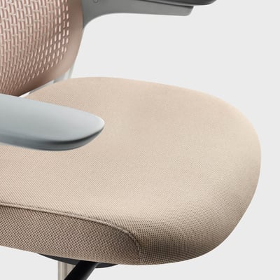 Breck Office Chair - Blush (2AV-IK) / Snow (TR-UFM)