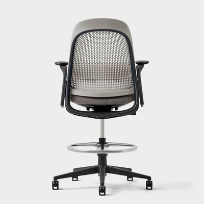 Breck Stool - Stone (4H-BD) / Black (TR-F)