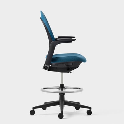 Breck Stool - Lagoon (3L-TN) / Black (TR-F)