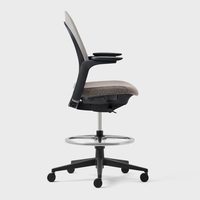 Breck Stool - Stone (4H-BD) / Black (TR-F)