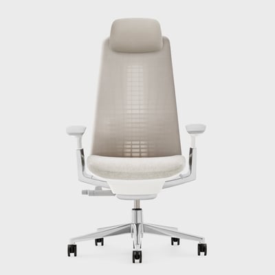 Fern Executive Chair - Beach / SFES-U0-4S11A1,JB_DM,MB_BE,TR_UFM,PM_P