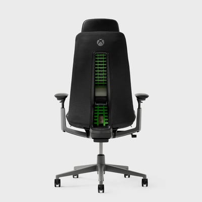 Haworth x Xbox: Fern Gaming Chair - Digital Knit / Black (XQ2_CB) / Yes