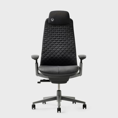 Haworth x Xbox: Fern Gaming Chair - Digital Knit / Black (XQ2_CB) / No