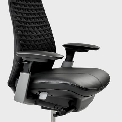 Haworth x Xbox: Fern Gaming Chair - Digital Knit / Black (XQ2_CB) / No