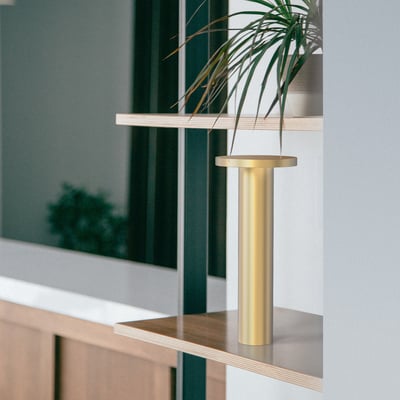 Luci Portable Desk Light - Brass (TR_E12)