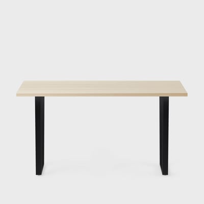 Elements Laminate Top Straight Leg Desk - Laminate/29X58 / Straight Leg / Field Elm (H_KP)/Charcoal (TR_K)