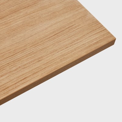 Elements Laminate Top Skinny Leg Desk - Laminate/29X70 / Skinny Leg / Landmark (H_KM)/Moss (S_FM)