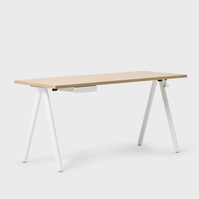 Metro Desk - Landmark (H-KM) / 24 x 60 / White (TR-PLS)