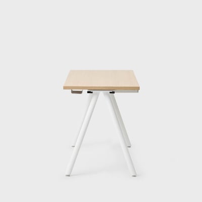 Metro Desk - Landmark (H-KM) / 24 x 60 / White (TR-PLS)