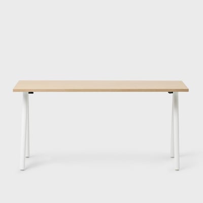 Metro Desk - Landmark (H-KM) / 24 x 60 / White (TR-PLS)