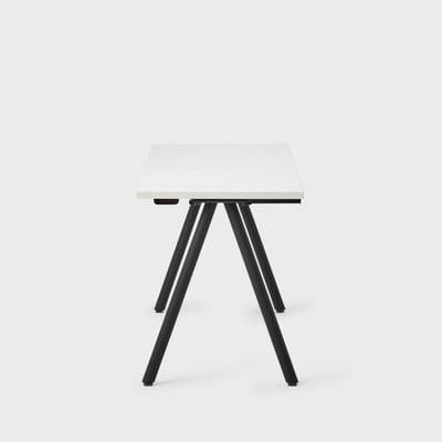 Metro Desk - Linen (H-WL) / 24 x 48 / Black (TR-K)
