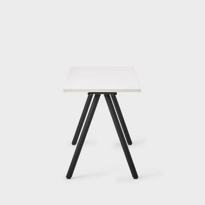 Metro Desk - Linen (H-WL) / 24 x 48 / Black (TR-K)