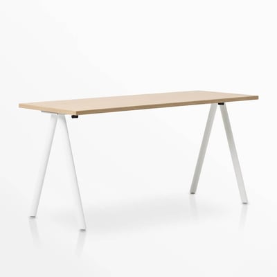 Metro Desk - Landmark (H-KM) / 24 x 60 / White (TR-PLS)