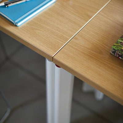 Jive Swivel Table - 24D x 60W / Field Elm (H-KP) / Charcoal (TR-K)