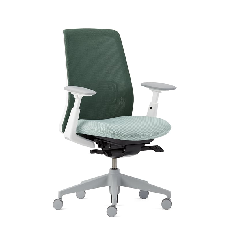 Haworth Soji chair in green color