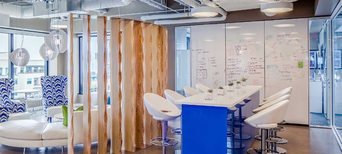Cornerstone OnDemand’s Santa Monica based headquarters, which was designed by SKIN, enables people to create and innovate.