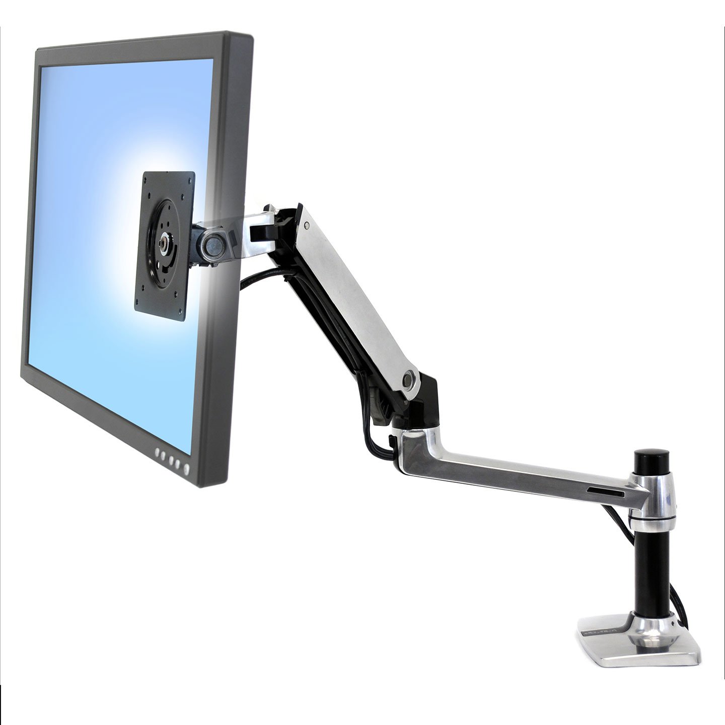 Computer Monitor Stand India-Adjustable,Movable Single Monitor Mount