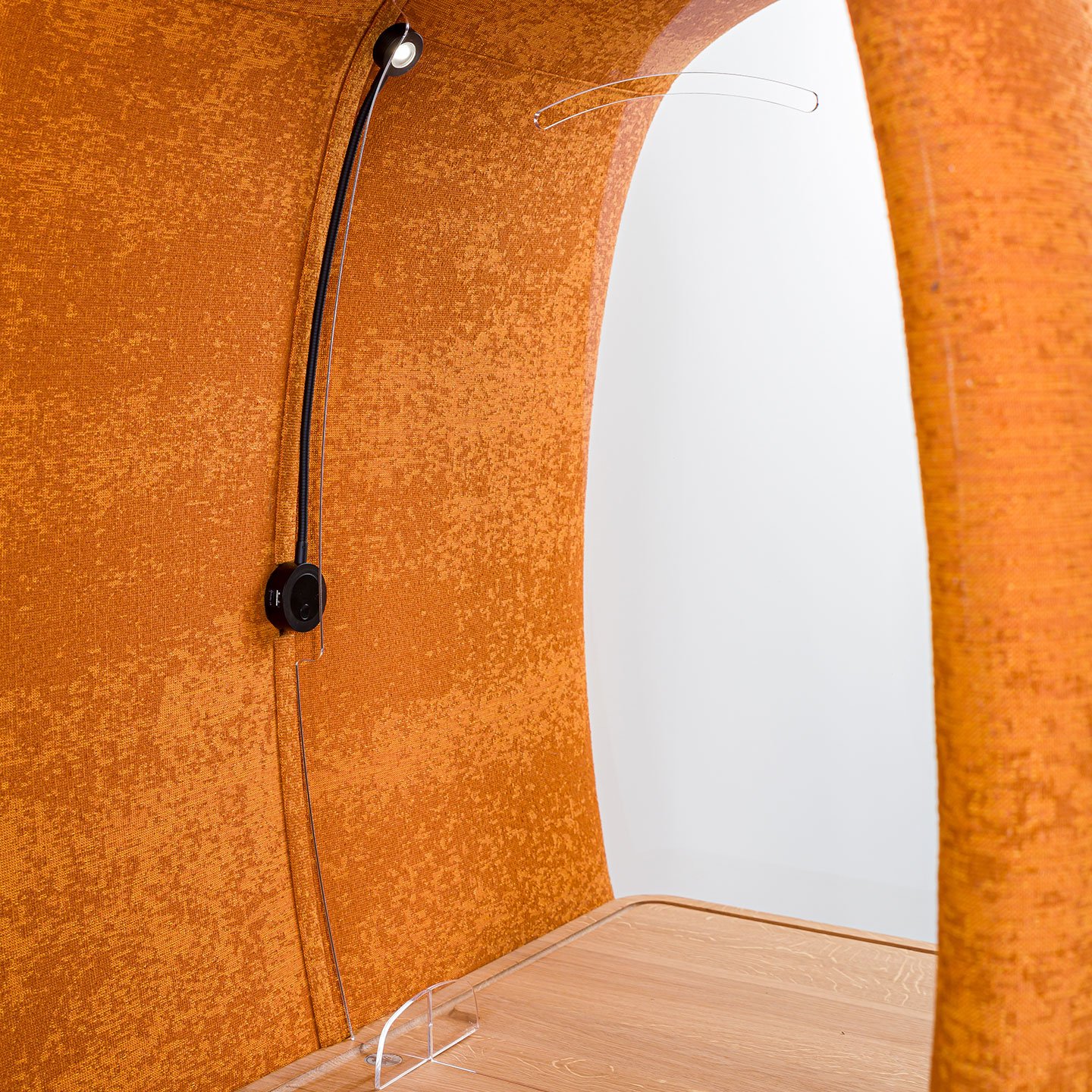 BuzziRing acoustic wall booth