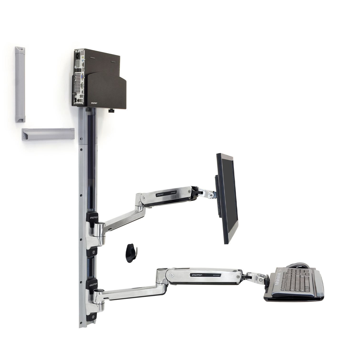 See Haworth Health's Ergotron LX Sit-Stand Wall System