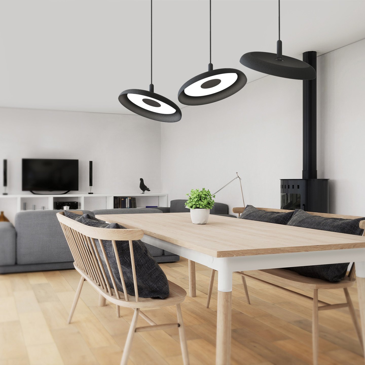 Nivél est un système d'éclairage LED qui permet de contrôler la lumière dans tous les espaces.