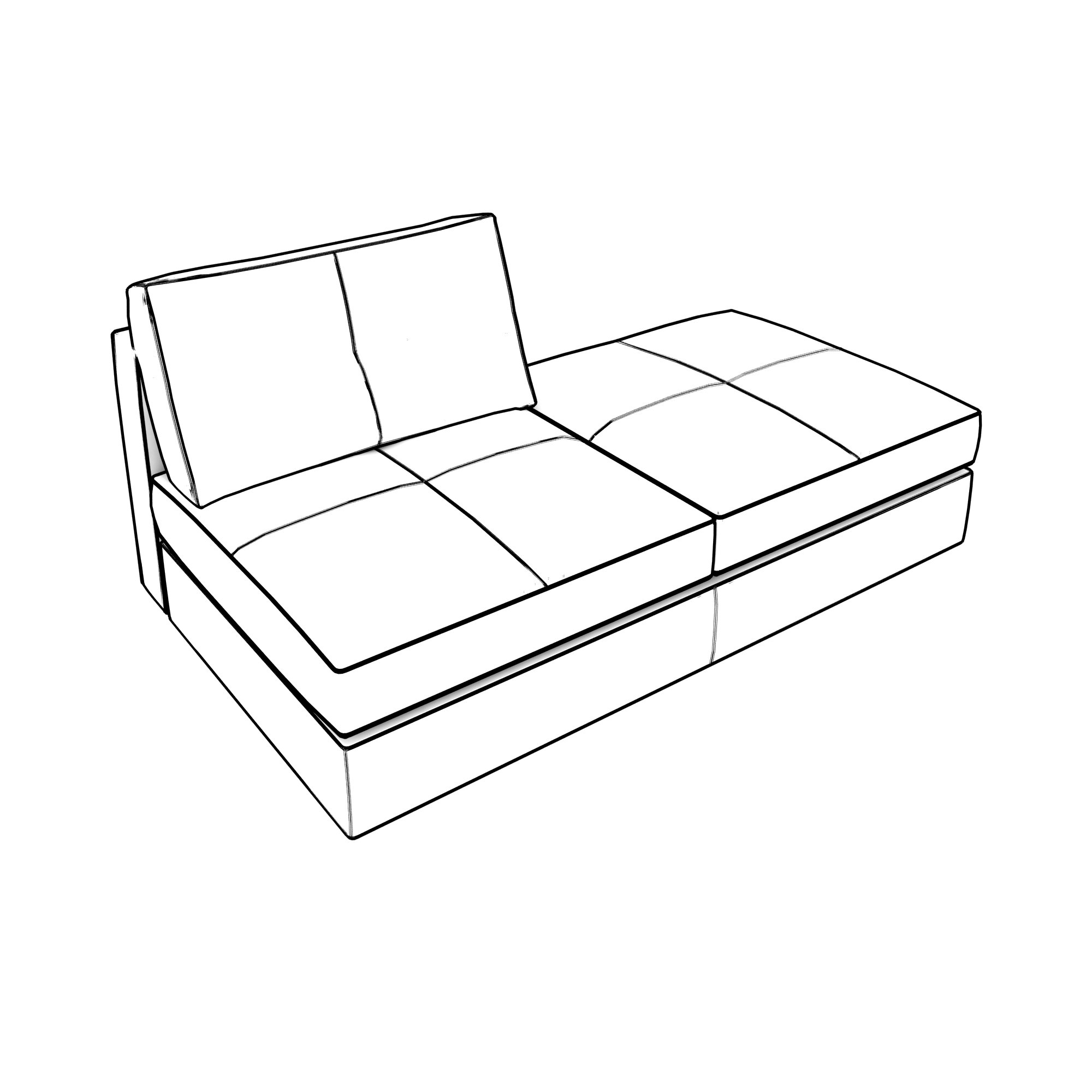 See Haworth Massimosistema Modern Leather Sofa | Haworth