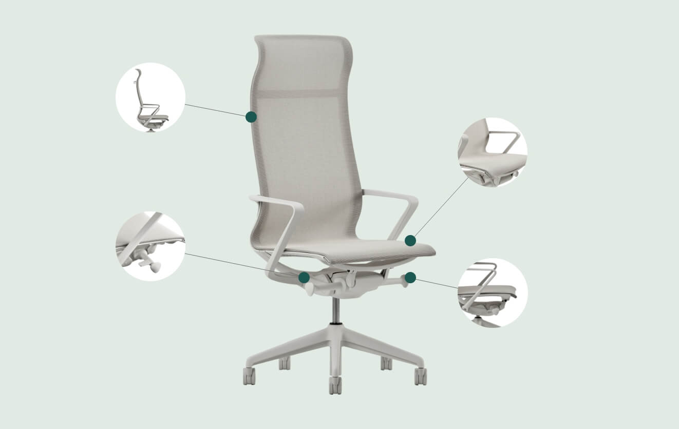 Veda HighBack Chair Haworth Store